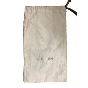Restoration Hardware Canvas Bag Cream 11 x 18 Drawstring Gift Storage RH Teen